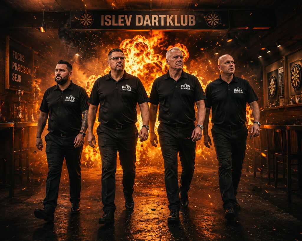 Islev Dartklub brændte Regionsturneringen af!